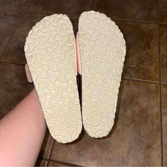 New Birkenstock Big Buckle Madrid Slide Sandal 37 6 Pink Ombré - Picture 3 of 3